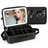 Travel Makeup Bag with LED Mirror