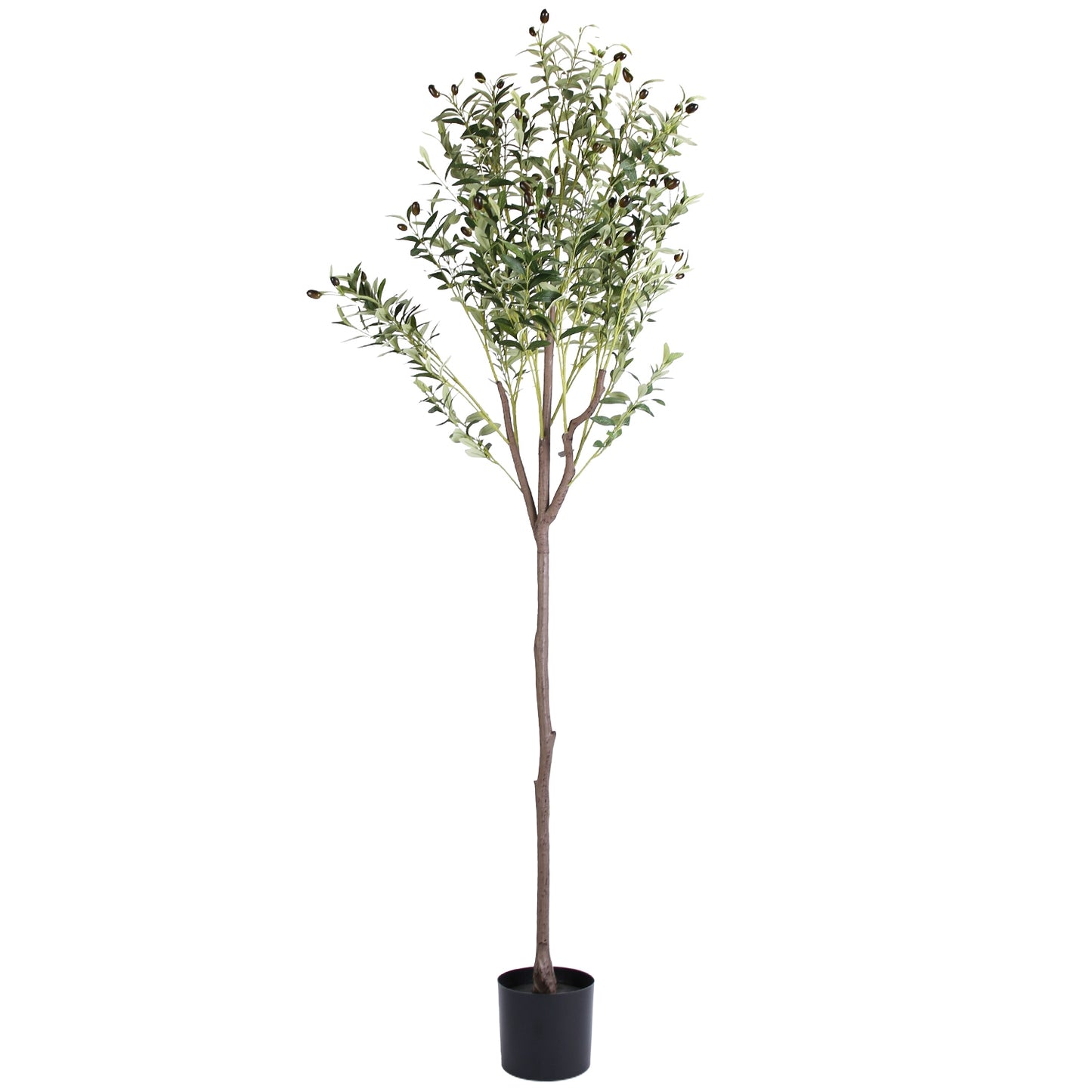 Artificial Olive Tree 5.9ft with Black Planter Pot