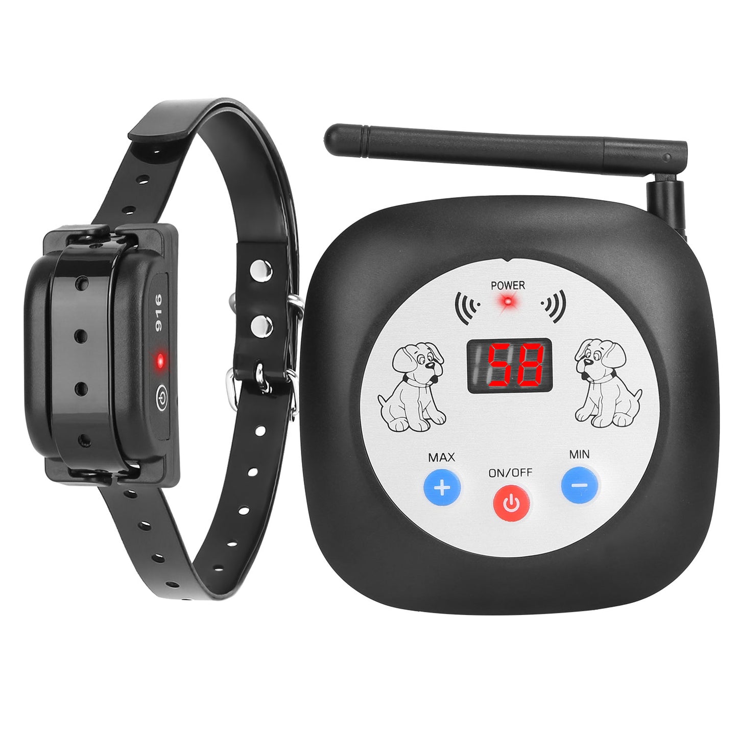 Wireless Dog Fence System with GPS Tracking and Collar