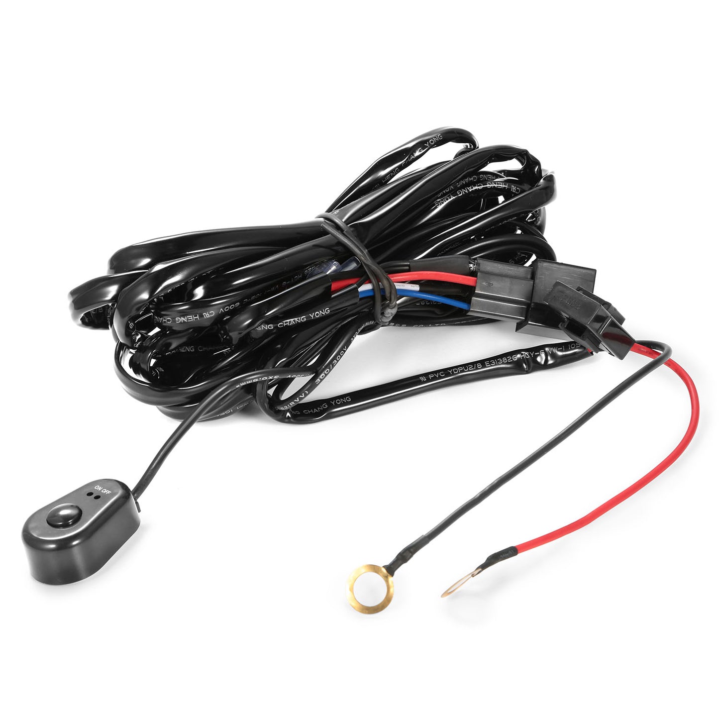 LED Light Bar Wiring Harness Kit 280W 12V 40A with Switch