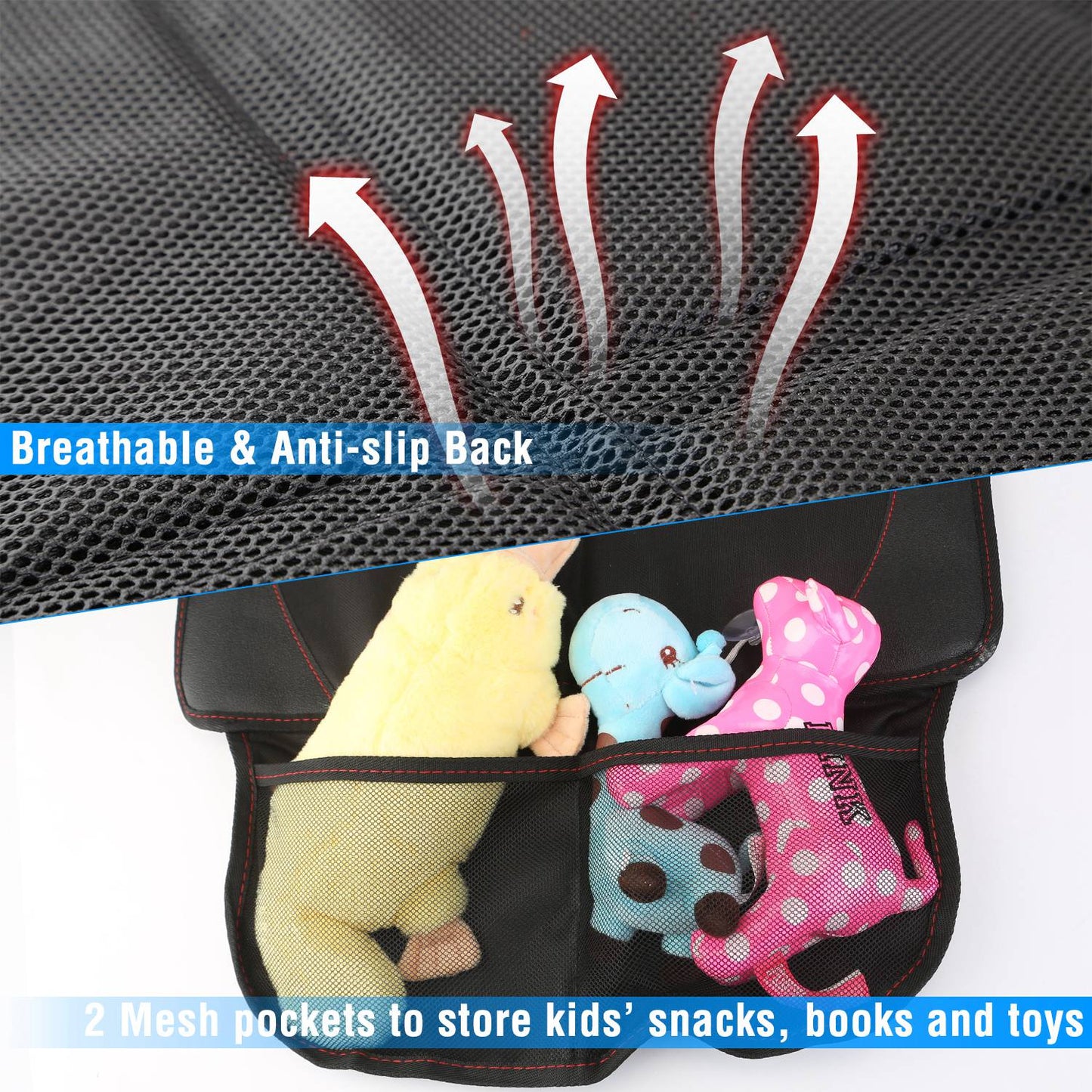 Car Seat Protector with Thick Padding - 2 Pack