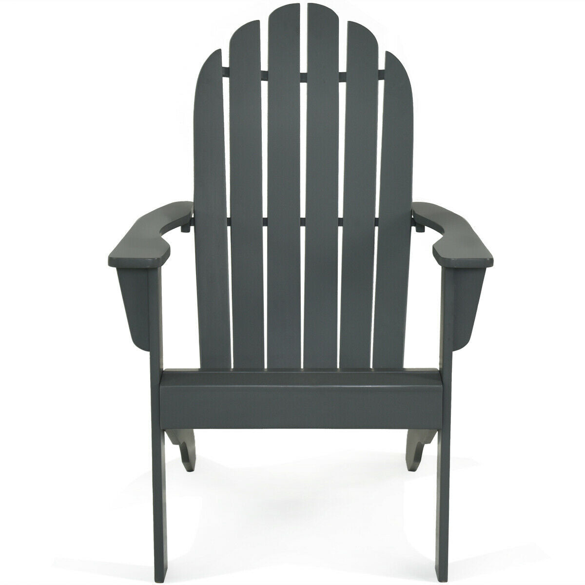 Acacia Wood Adirondack Chair with Ergonomic Design