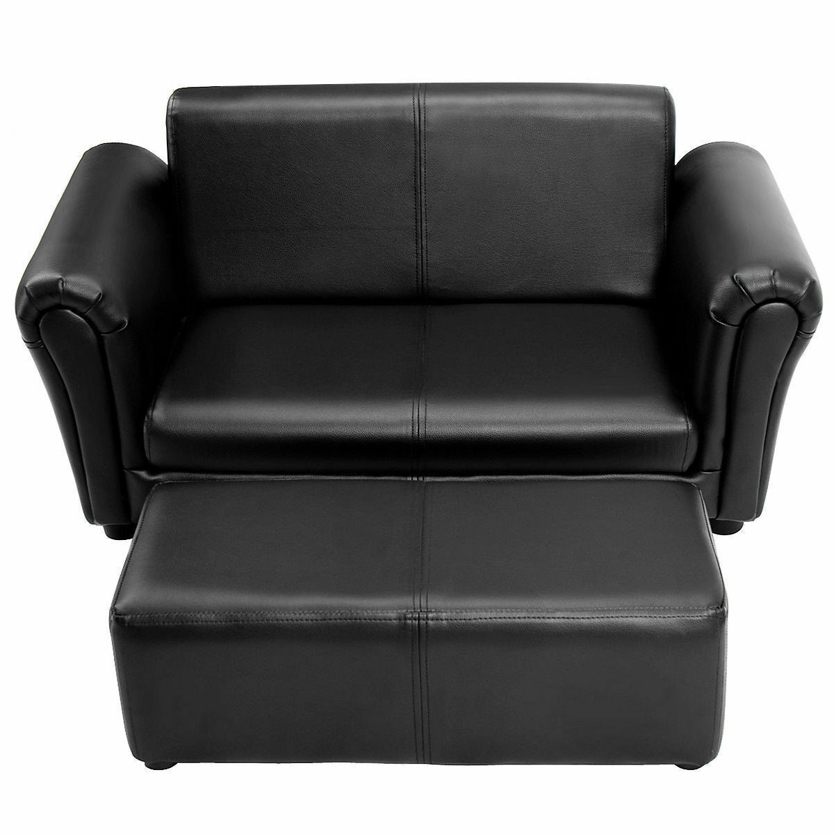 Kids Double Sofa with Ottoman