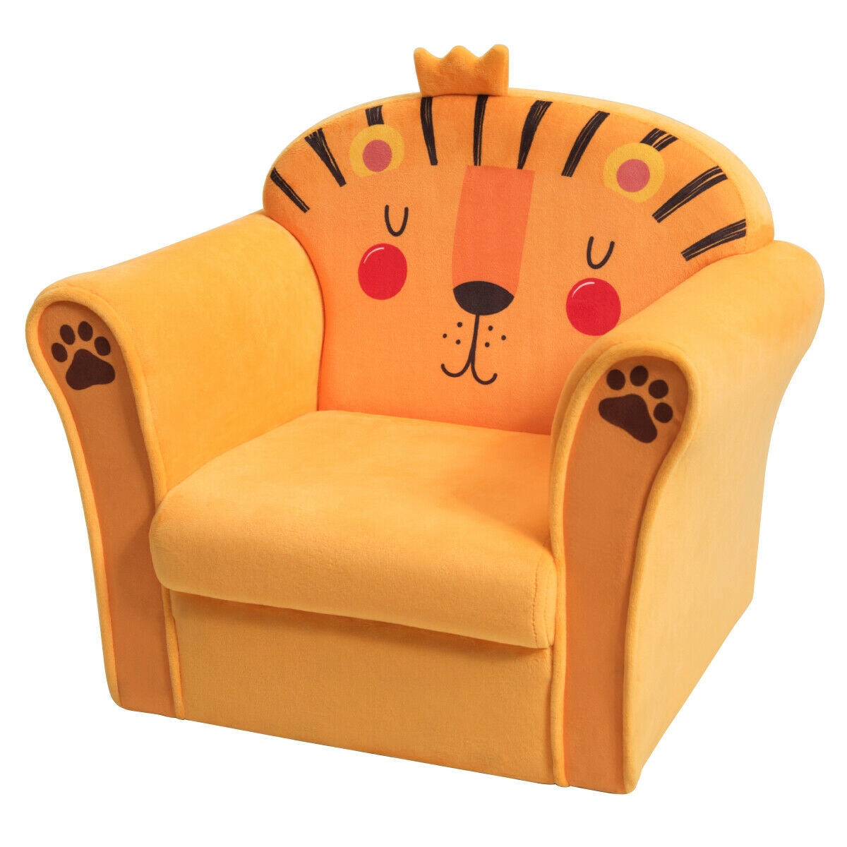 Kids Astronaut Armrest Upholstered Sofa Chair