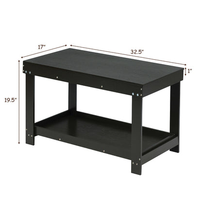 Kids Activity Play Table with Storage - Solid Pine Wood