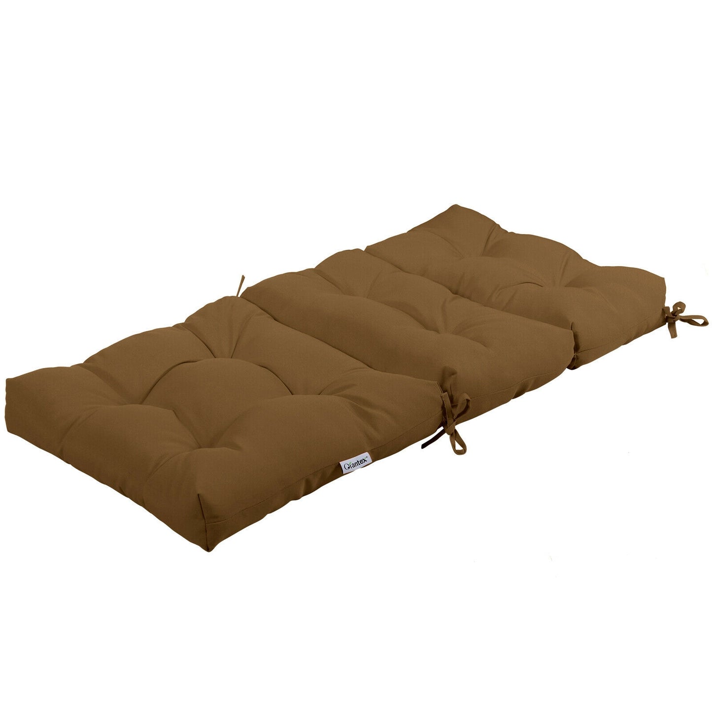 Tufted Outdoor Chair Cushion 44x22 Inch High Back Pad