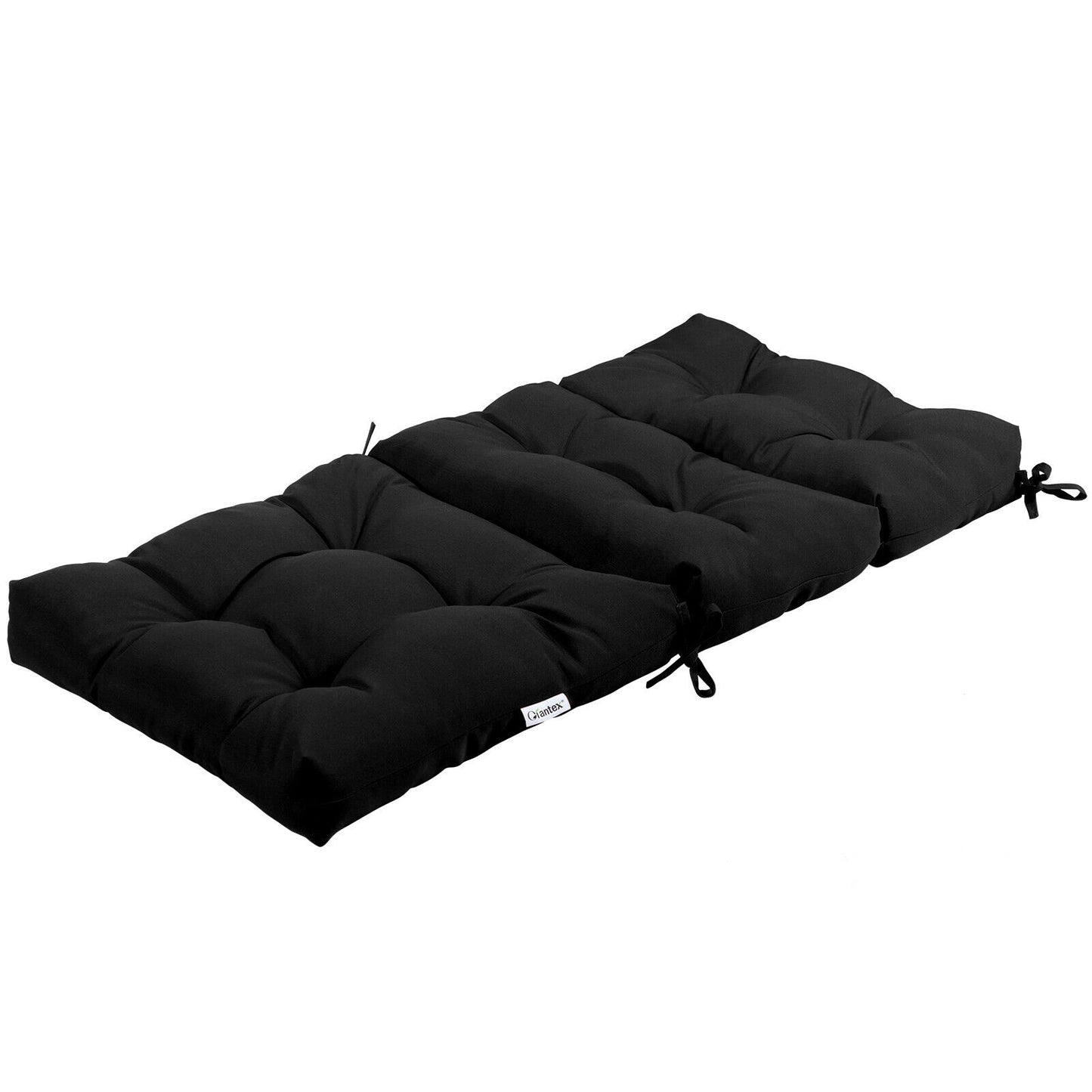 Tufted Outdoor Chair Cushion 44x22 Inch High Back Pad