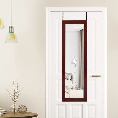 Wall Mounted Jewelry Cabinet with LED Lights and Mirror
