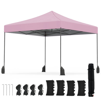 9.5 x 9.5 Feet Pop up Canopy Tent with Adjustable Heights