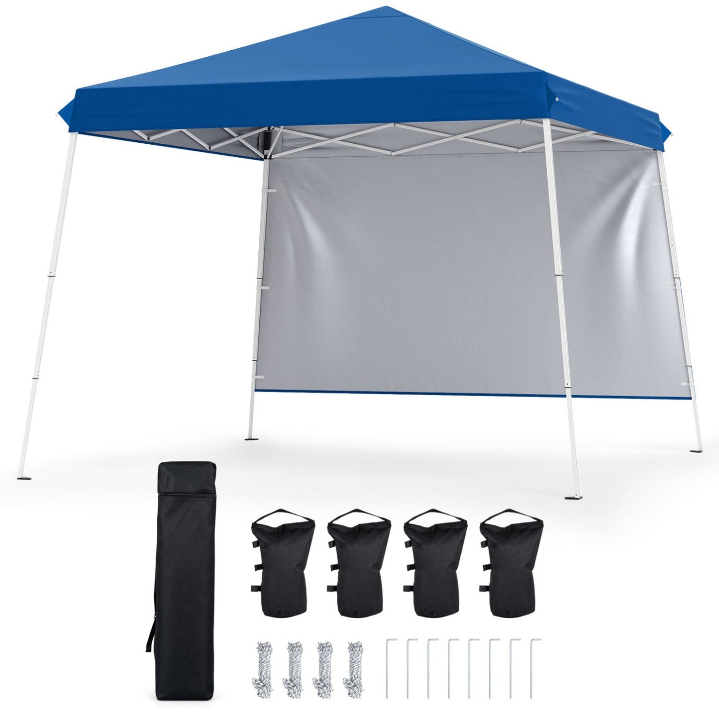 Pop Up Canopy Tent 9x9 ft with Carry Bag and Stakes