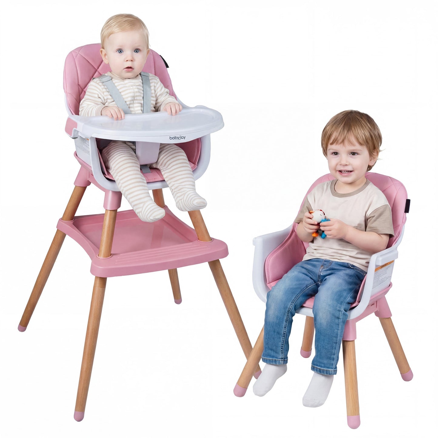 9-in-1 Convertible High Chair with Seat Cushion