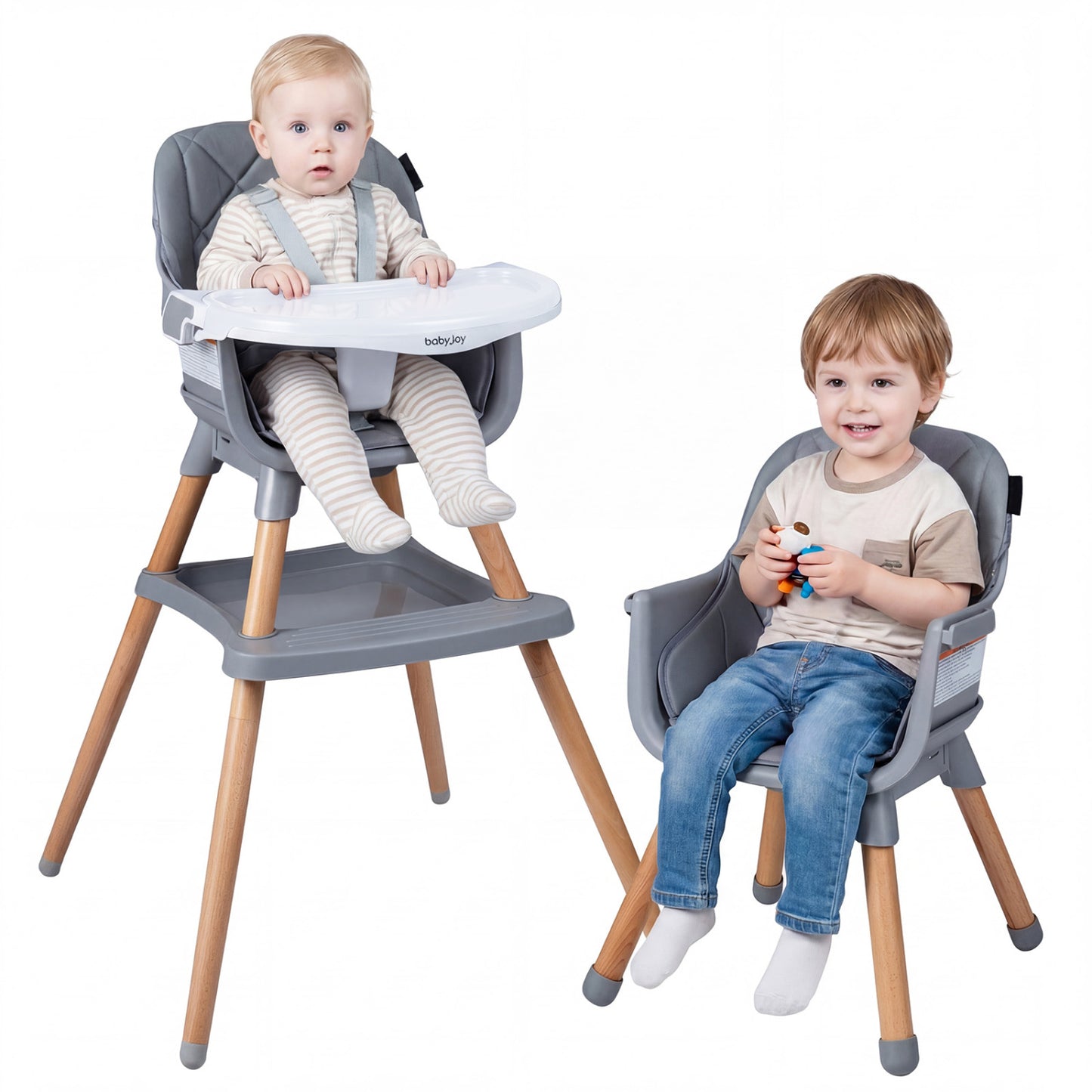 9-in-1 Convertible High Chair with Seat Cushion