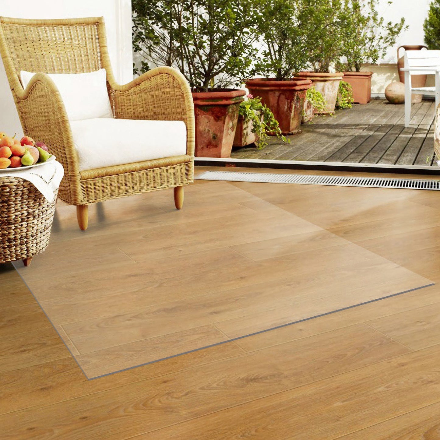 Chair Mat 36" x 48" PVC Floor Protector for Hard Floors