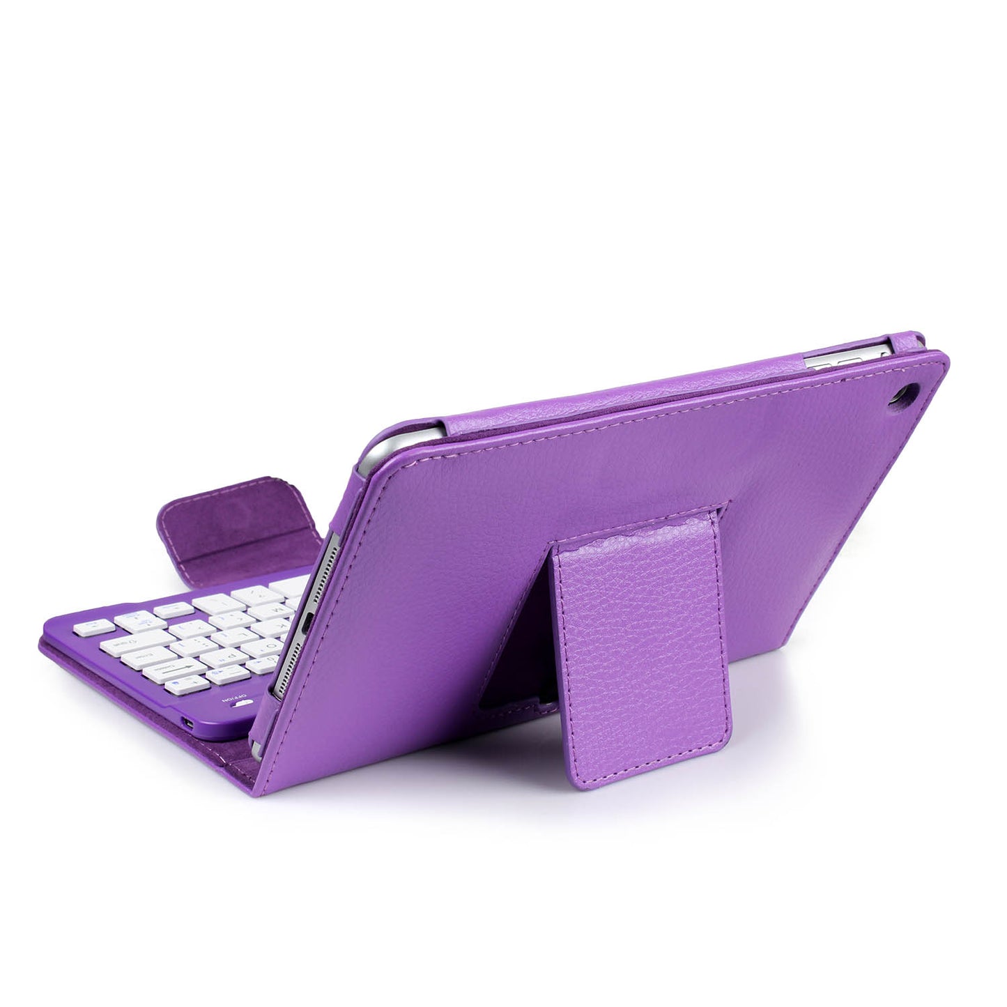 iPad Mini Keyboard Case with Wireless Bluetooth & Leather Cover