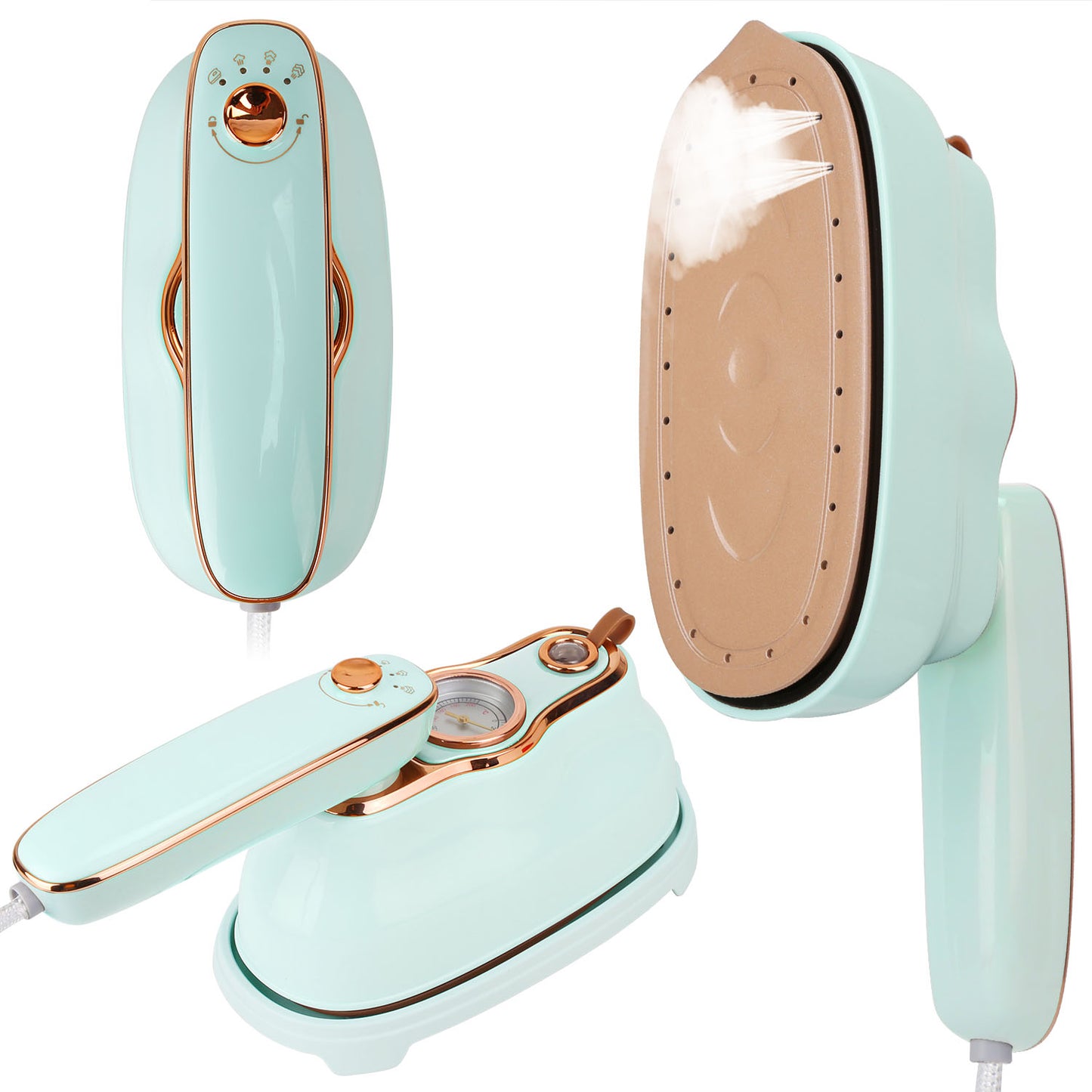 Foldable Handheld Garment Steamer 1200W with Dual Ironing Modes