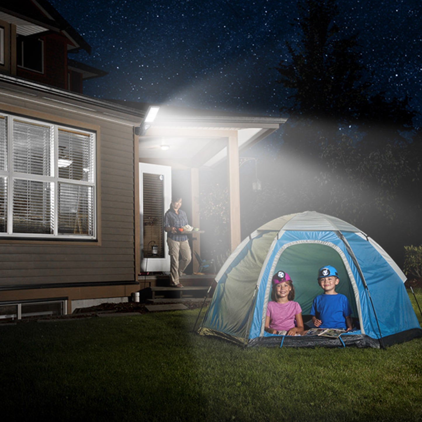 Solar Wall Light with Motion Sensor and Remote Control