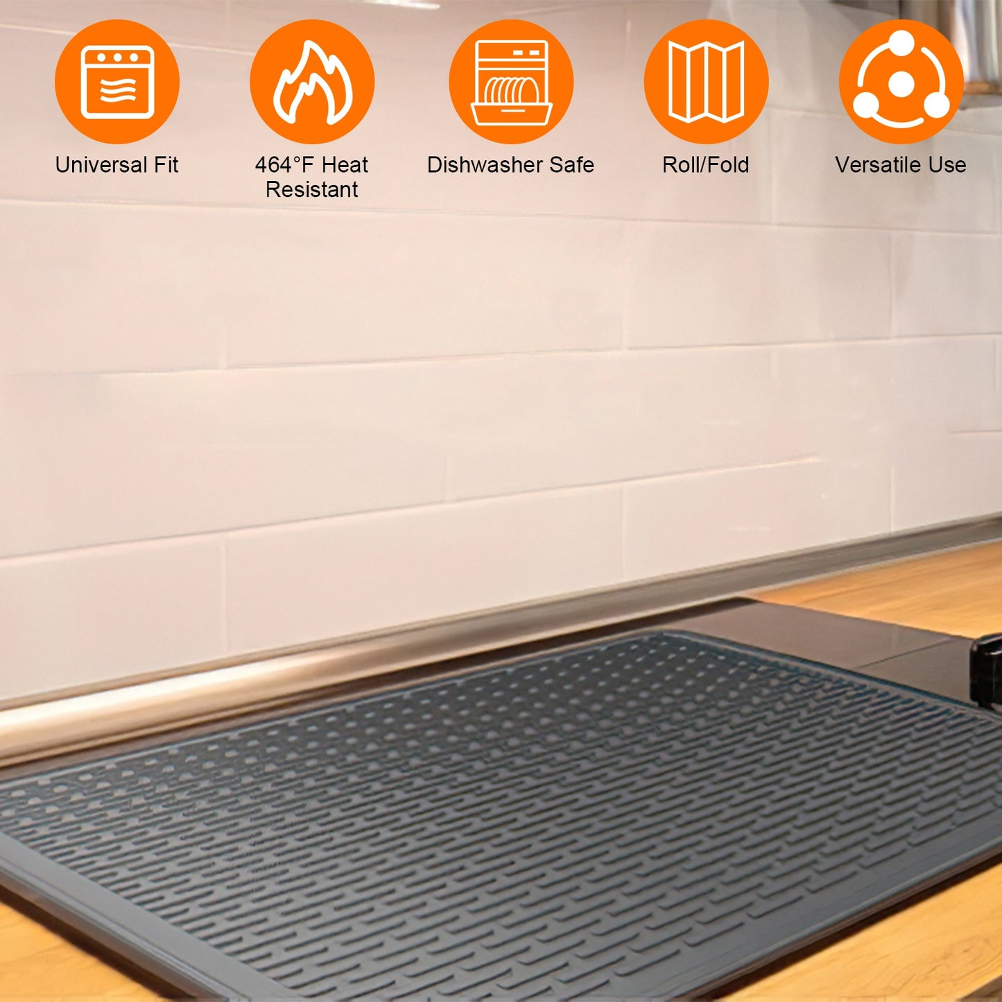 Silicone Stove Top Cover - 28x20in Heat Resistant Mat