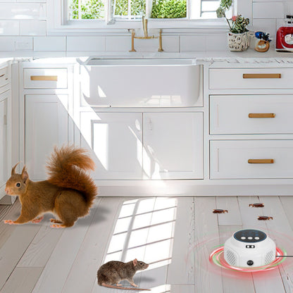 Ultrasonic Rodent Repeller with 3 Modes & Strobe Lights