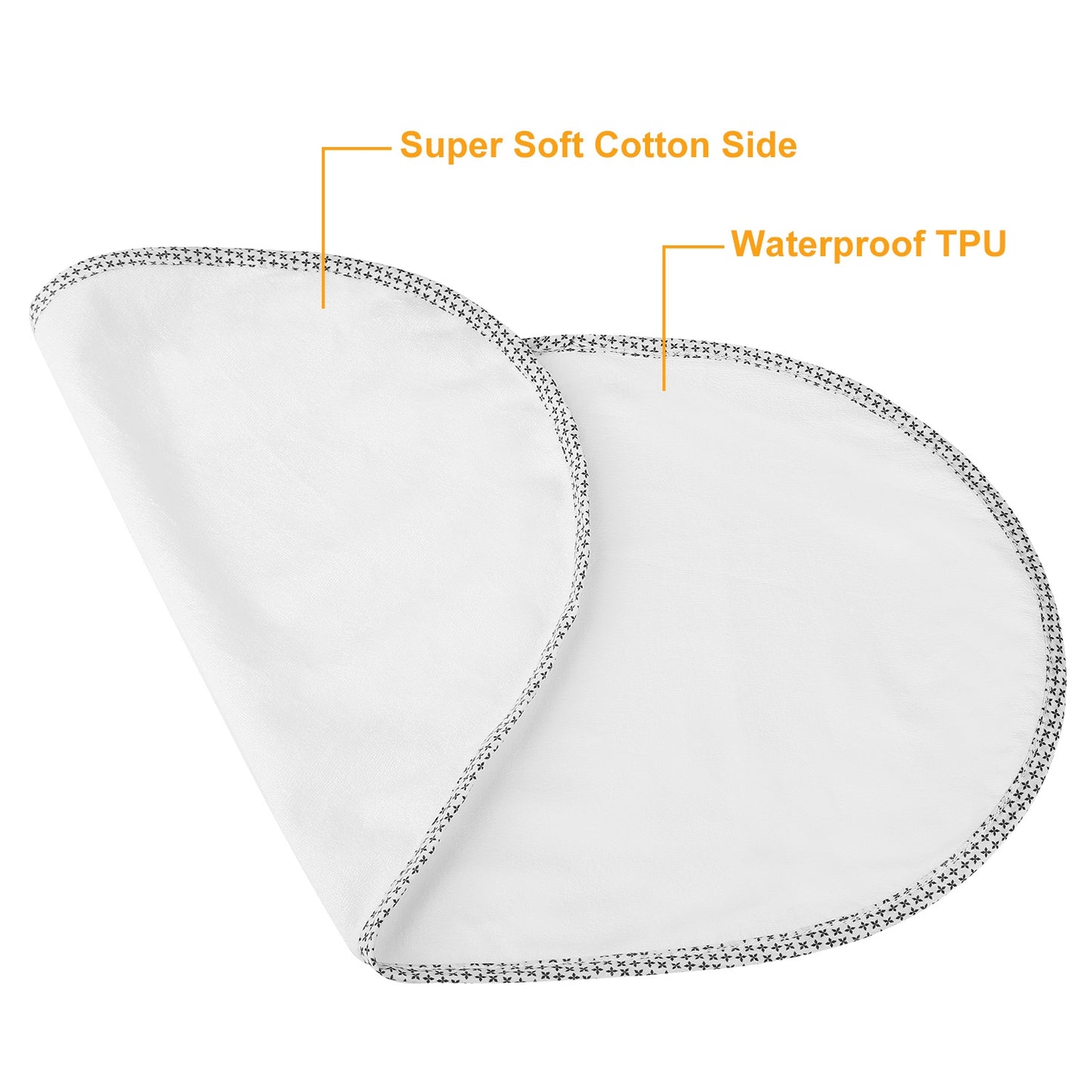 Waterproof Changing Pad Liners 3-Pack - Washable Cotton