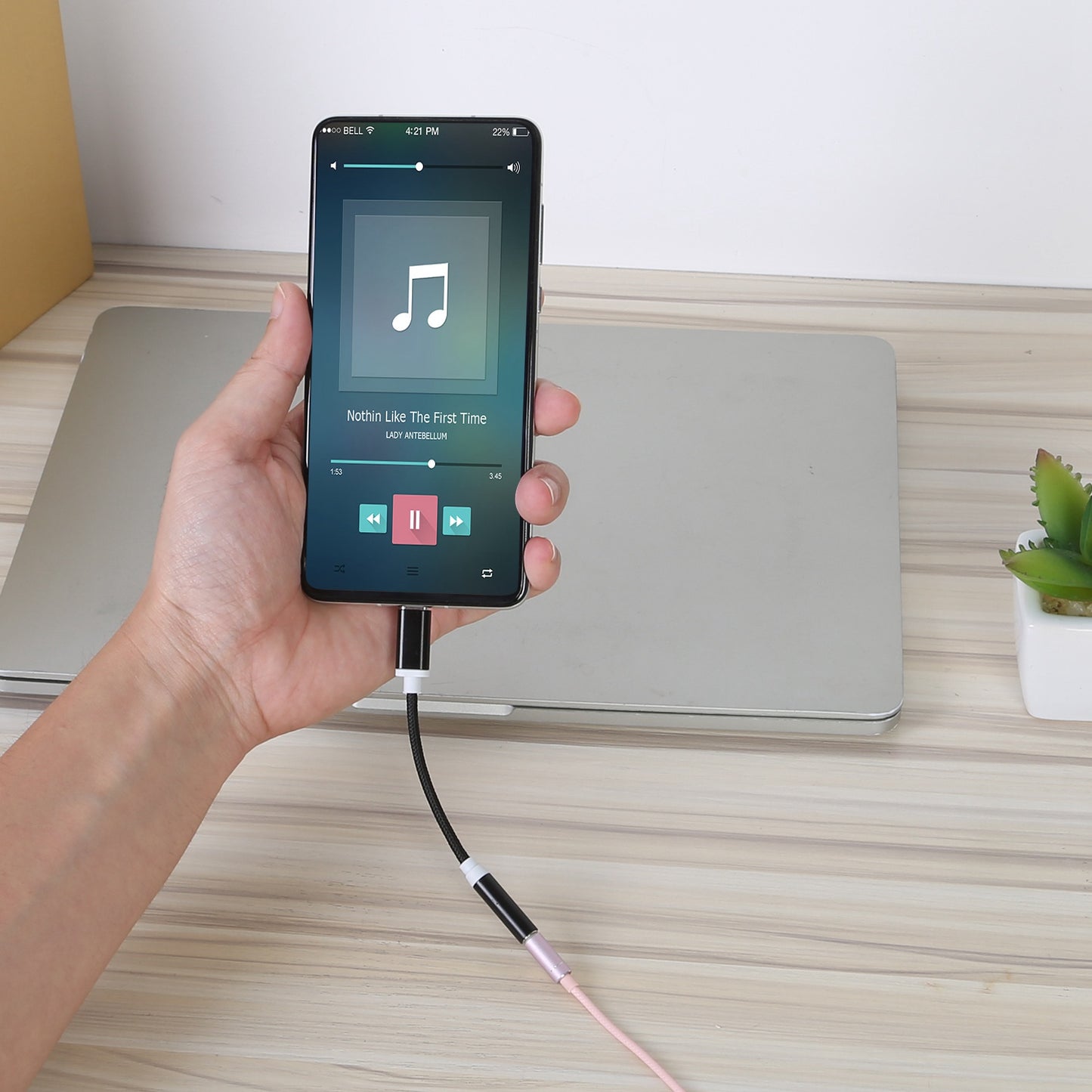 USB-C to 3.5mm Aux Audio Adapter Cable for Headphones