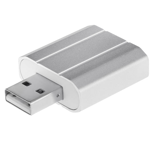 USB Audio Adapter with 3.5mm Headphone & Microphone Jacks