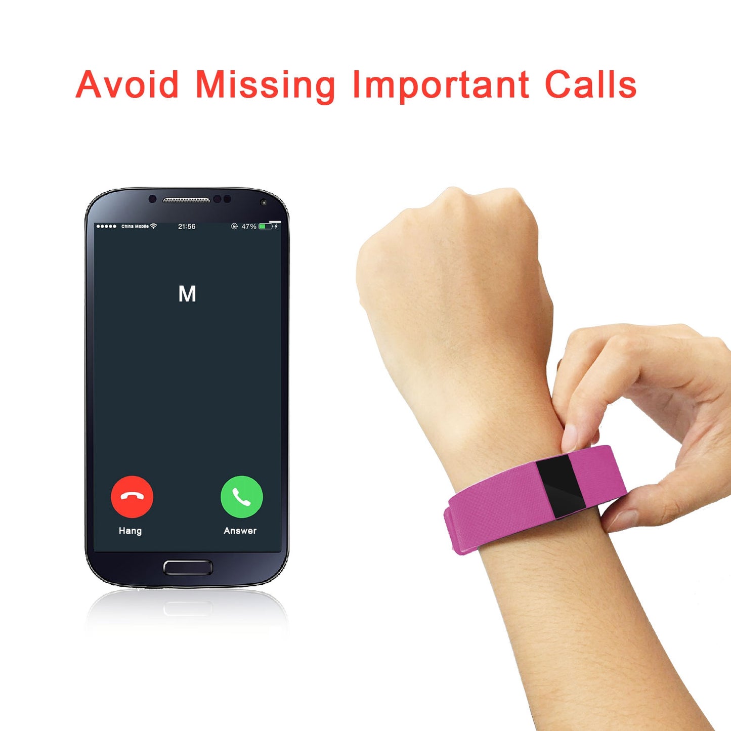 Fitness Tracker Watch with Sleep Monitor & Call Notifications