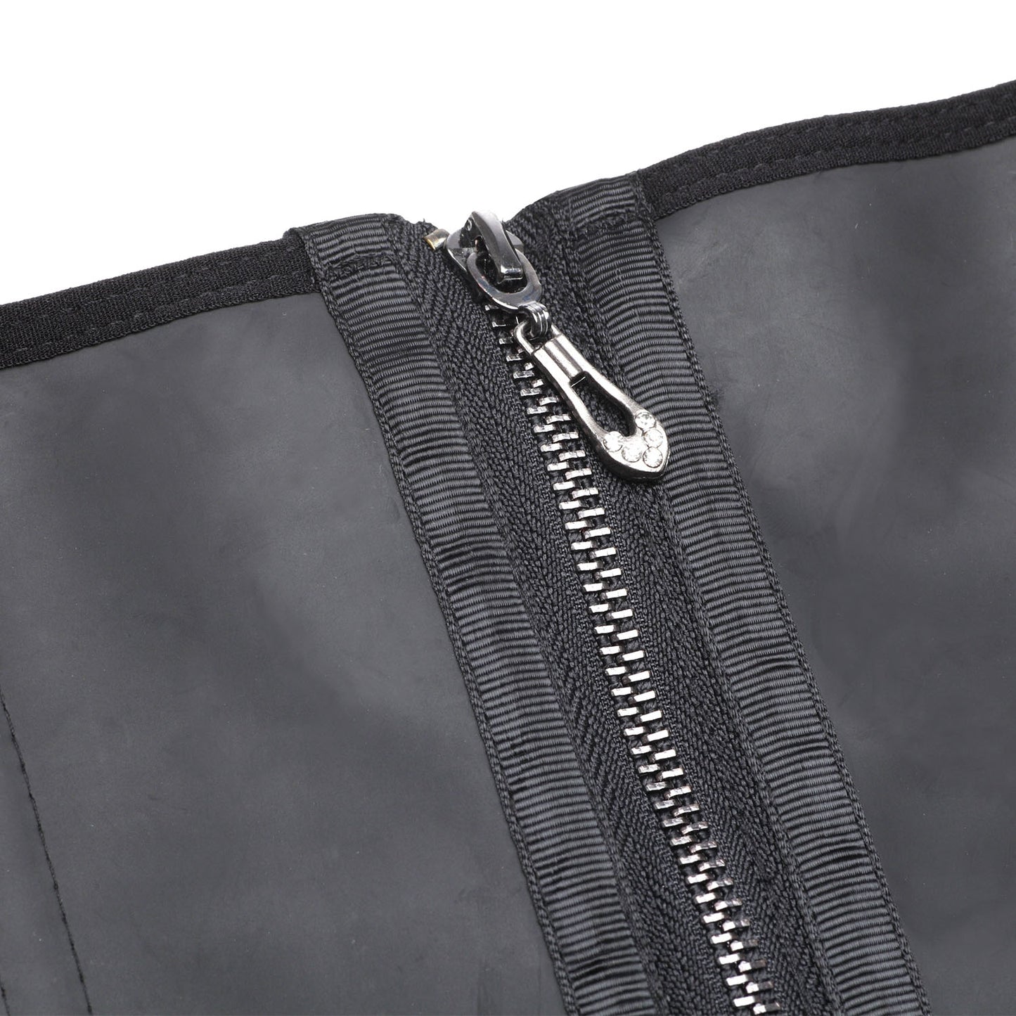 Latex Waist Trainer Corset with Zipper and Hook Closure