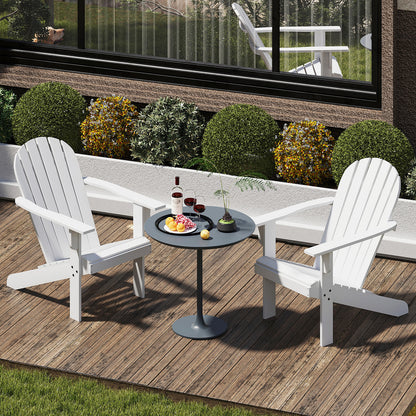 Acacia Wood Adirondack Chair with Inclined Seat