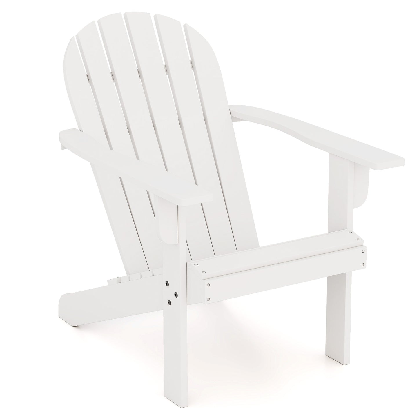 Acacia Wood Adirondack Chair with Inclined Seat