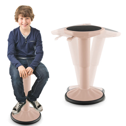Adjustable Active Learning Wobble Stool with Cushion Seat
