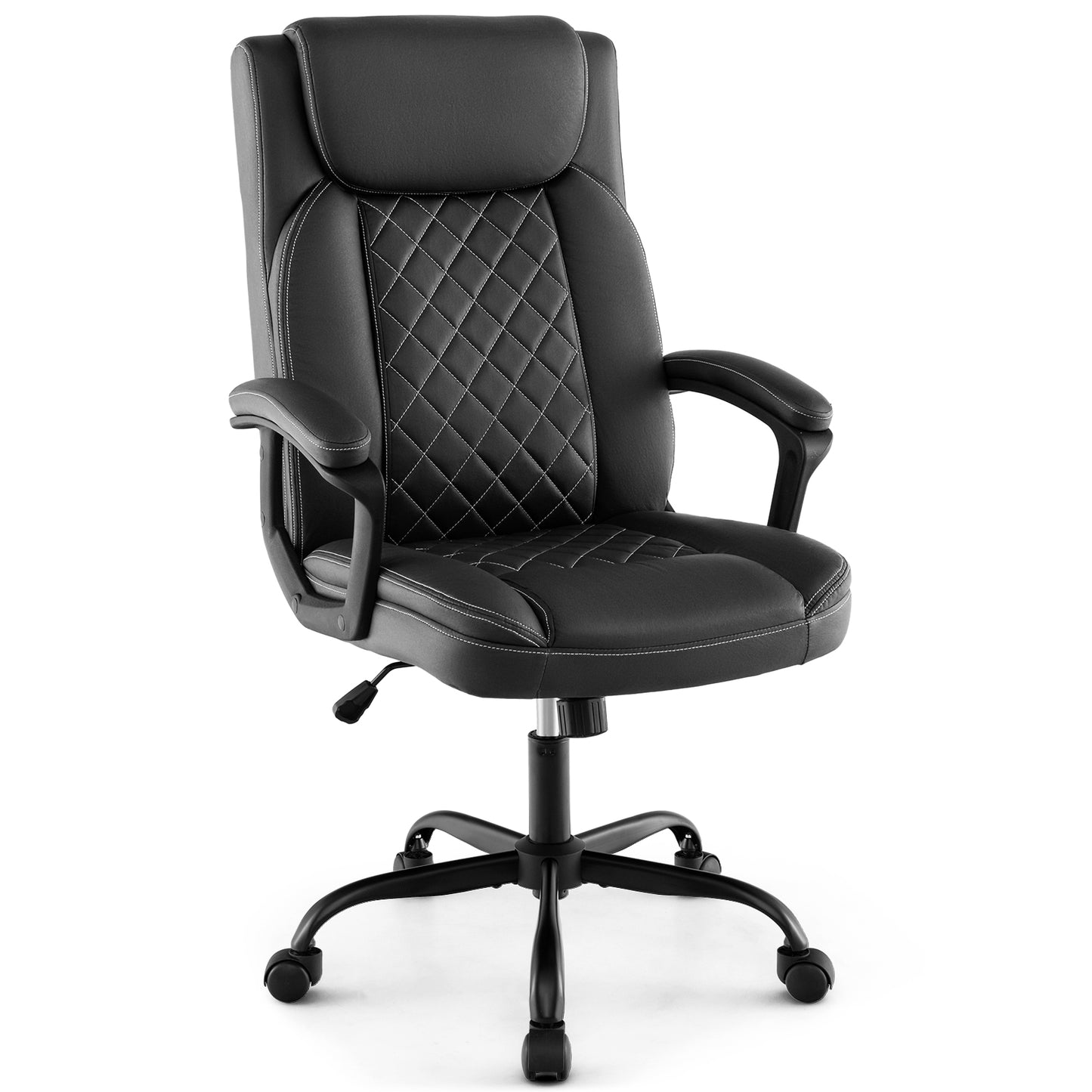 Executive Office Chair with Ergonomic High Back and Headrest