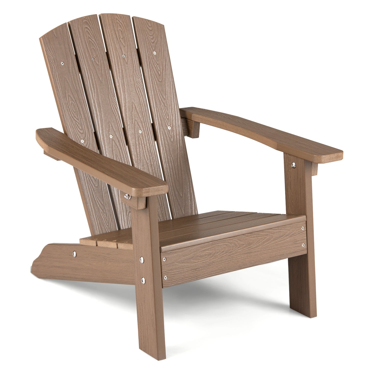 Kids Adirondack Chair with High Backrest and Armrests