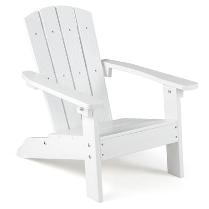 Kids Adirondack Chair with High Backrest and Armrests
