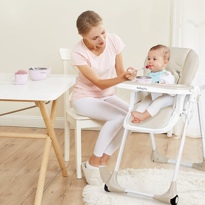 3-in-1 Convertible Baby High Chair with Adjustable Height