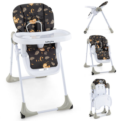 3-in-1 Convertible Baby High Chair with Adjustable Height