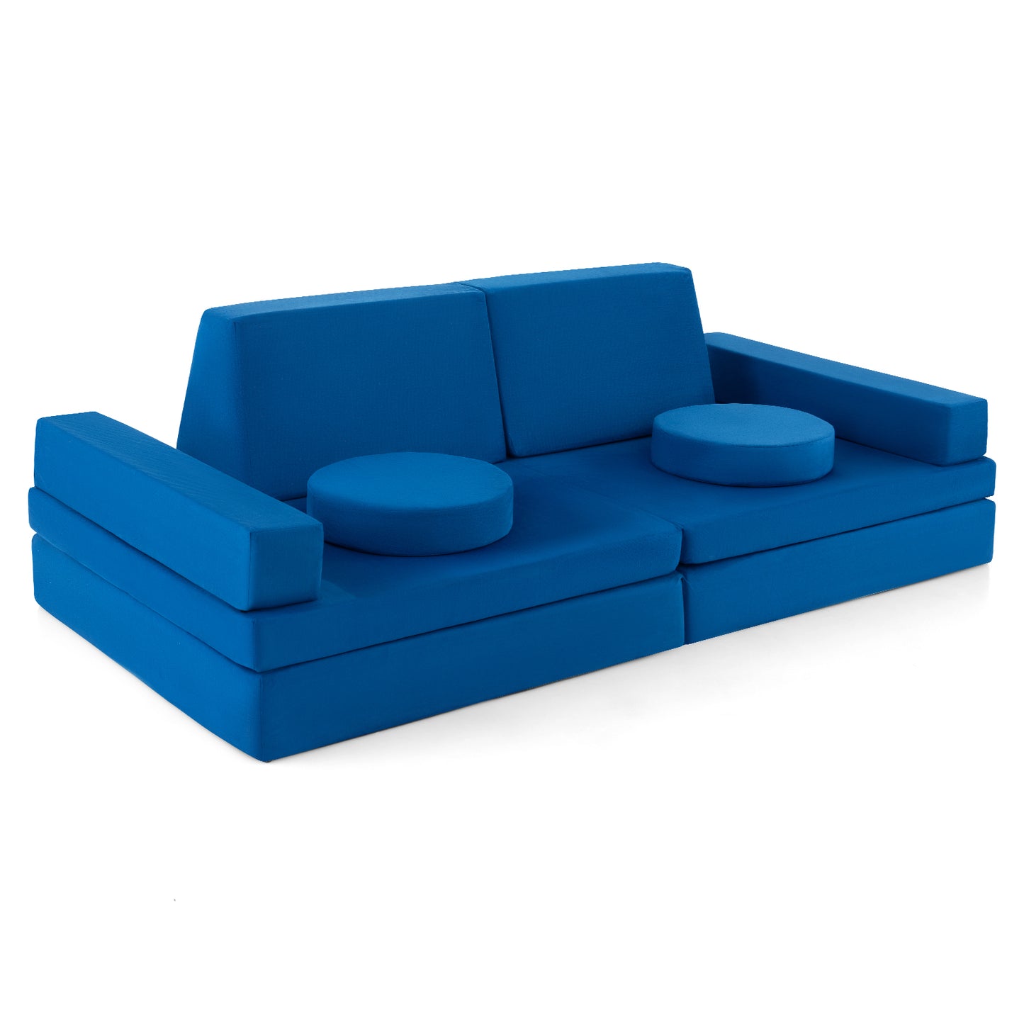 Kids Modular Play Couch 10-Piece Foam Sofa Set