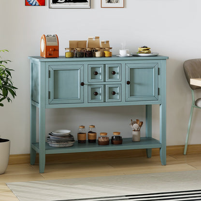Buffet Sideboard Cabinet with 2 Doors and 2 Drawers