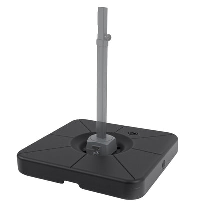 Cantilever Patio Umbrella Base 220 LBS Water and Sand Fillable Weighted Stand