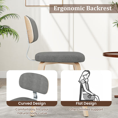 Upholstered Dining Chairs Set of 4 - Chenille Fabric