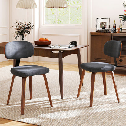 Upholstered Dining Chairs Set of 2 - Chenille Fabric
