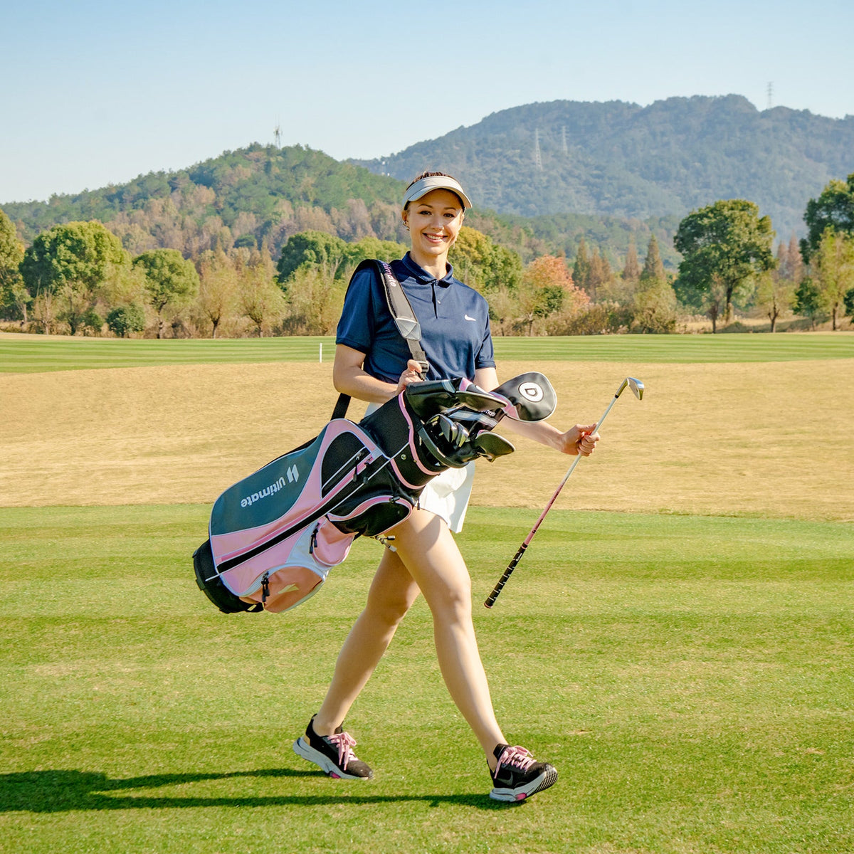 Women's Complete Golf Club Set Right Hand with Rain Hood