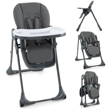 3-in-1 Convertible Baby High Chair with Adjustable Height