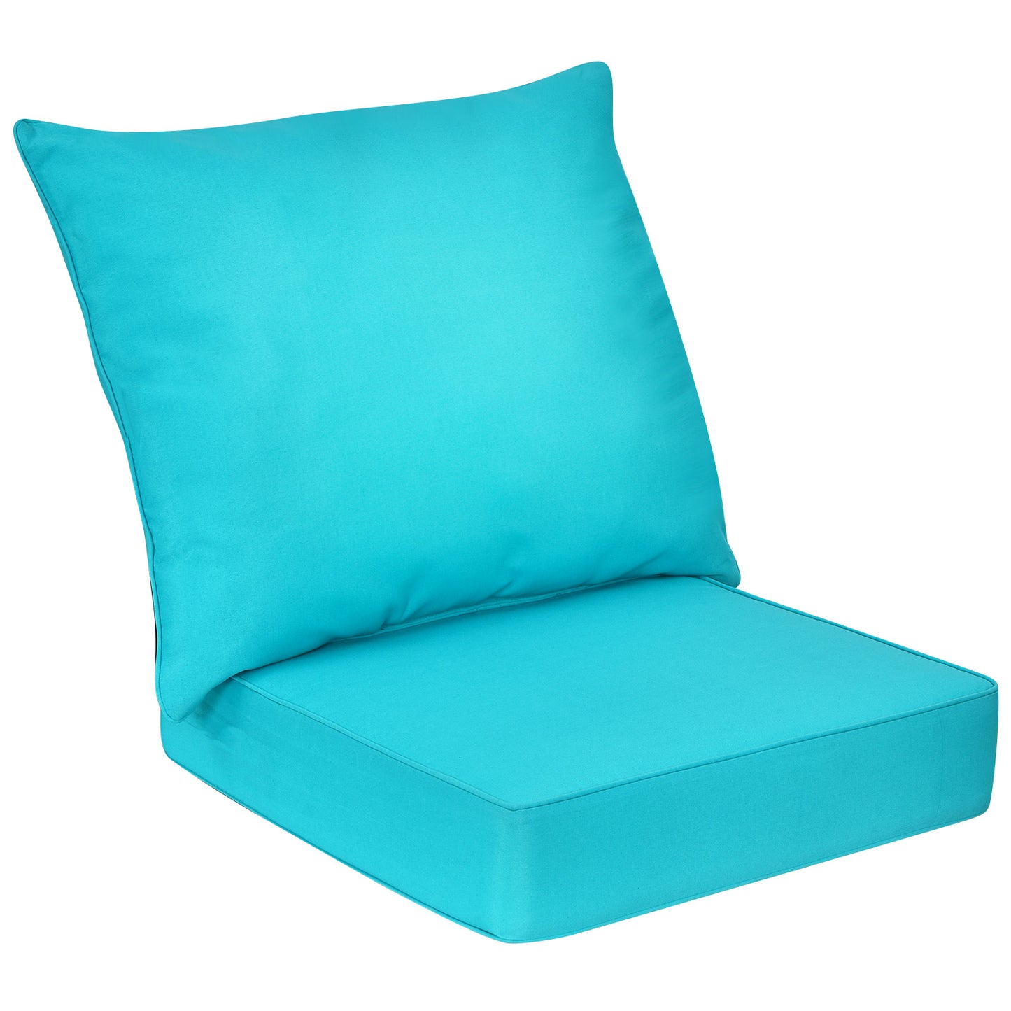 Deep Seat Chair Cushion Set with Rope Belts for Outdoor Use