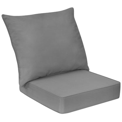 Deep Seat Chair Cushion Set with Rope Belts for Outdoor Use