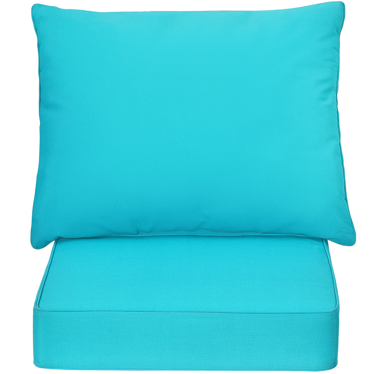 Deep Seat Chair Cushion Set with Rope Belts for Outdoor Use