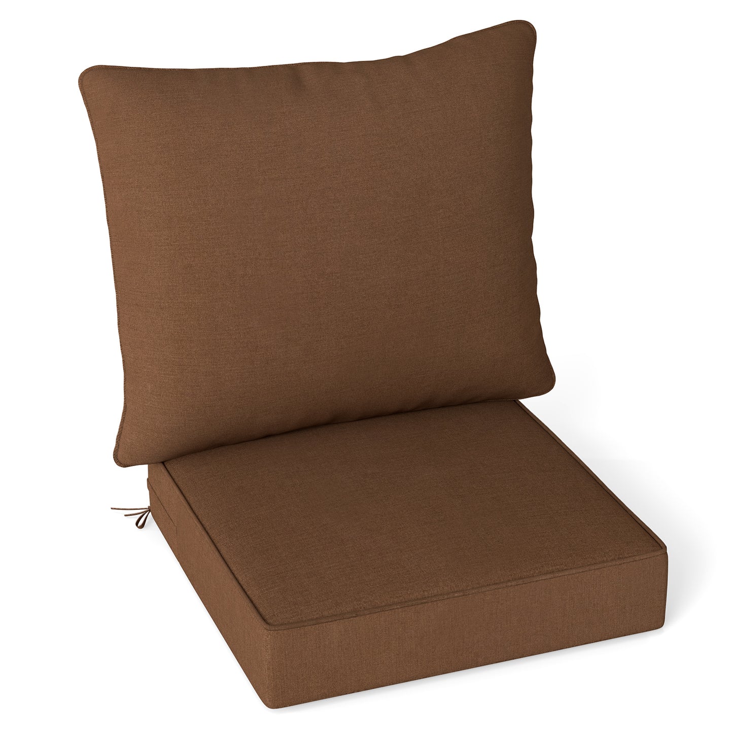 Deep Seat Chair Cushion Set with Rope Belts for Outdoor Use