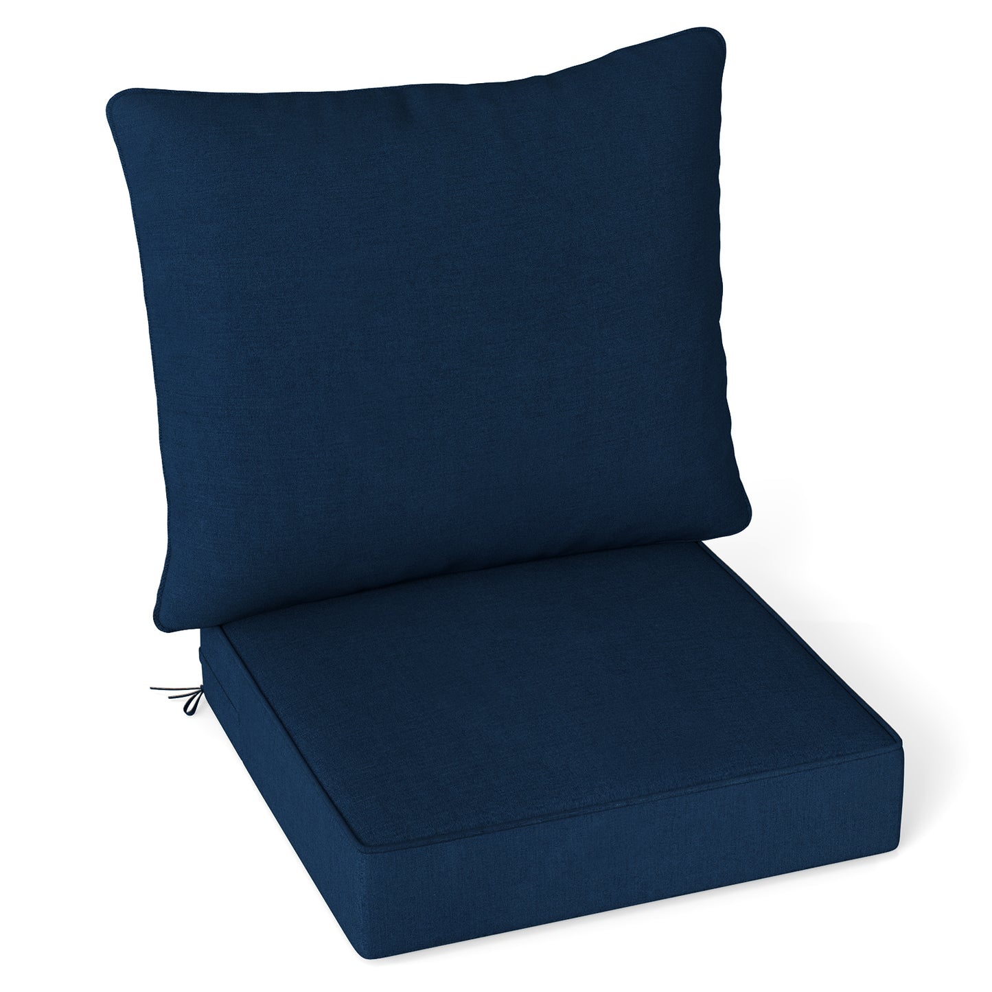 Deep Seat Chair Cushion Set with Rope Belts for Outdoor Use