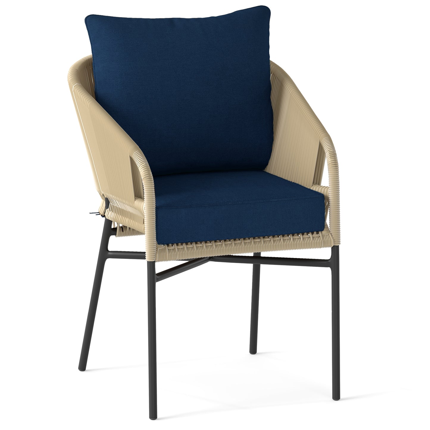 Deep Seat Chair Cushion Set with Rope Belts for Outdoor Use