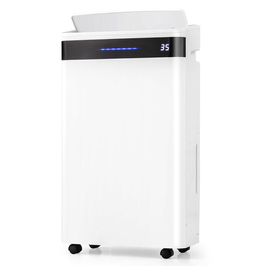 4500 Sq. Ft 57 Pint Dehumidifier for Home and Basement-White