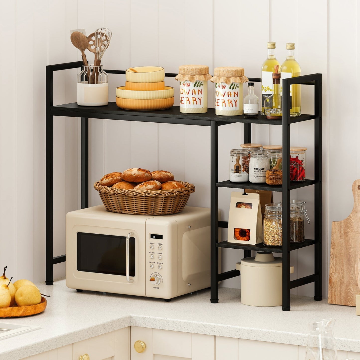 Desktop Bookshelf 38.5" with Storage Display Rack